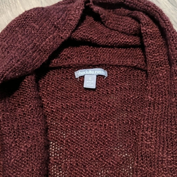 Berry open cardigan - Picture 2 of 3